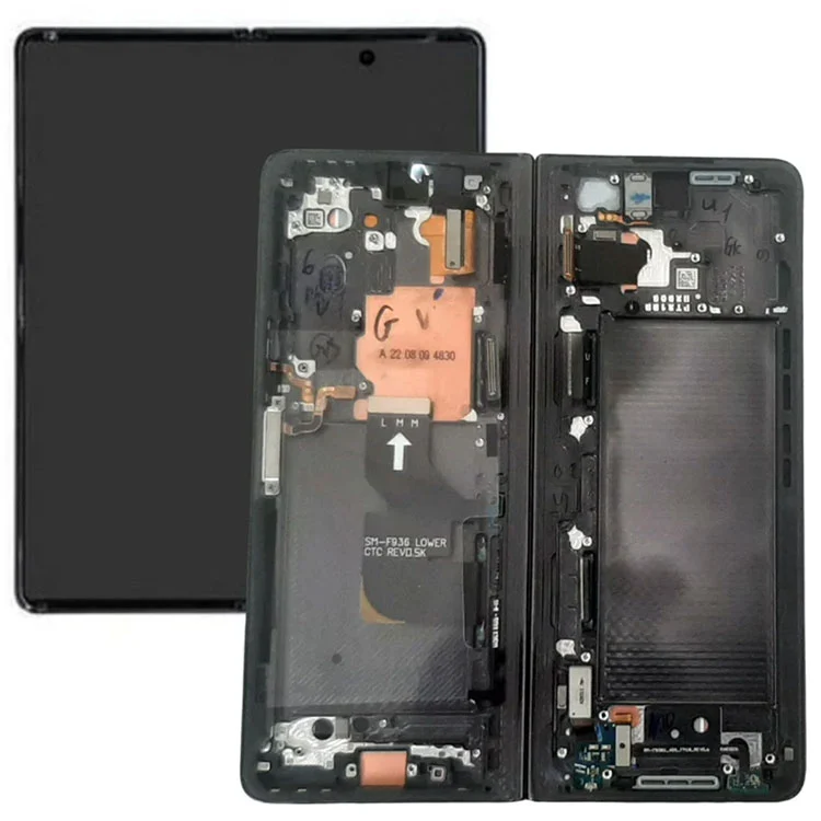 Falten Sie 4 LCD -Bildschirme