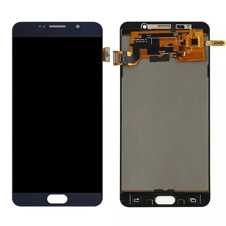 Für Samsung Galaxy Note 5 LCD -OLED -Anzeigebildschirm Digitalisiererbaugruppe mit Frame