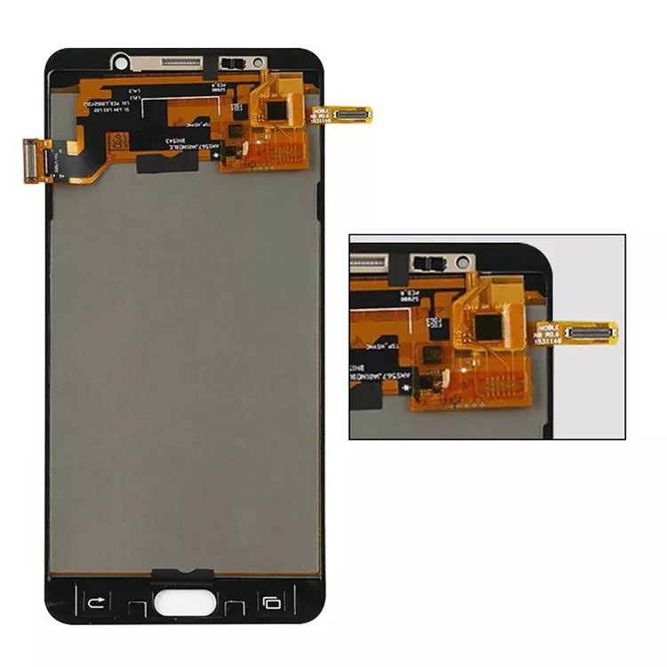 Für Samsung Galaxy Note 5 LCD -OLED -Anzeigebildschirm Digitalisiererbaugruppe mit Frame