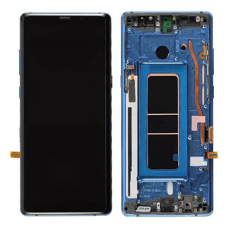 Für Samsung Galaxy Note 8 LCD OLED -Anzeigebildschirm Digitalisiererbaugruppe mit Frame