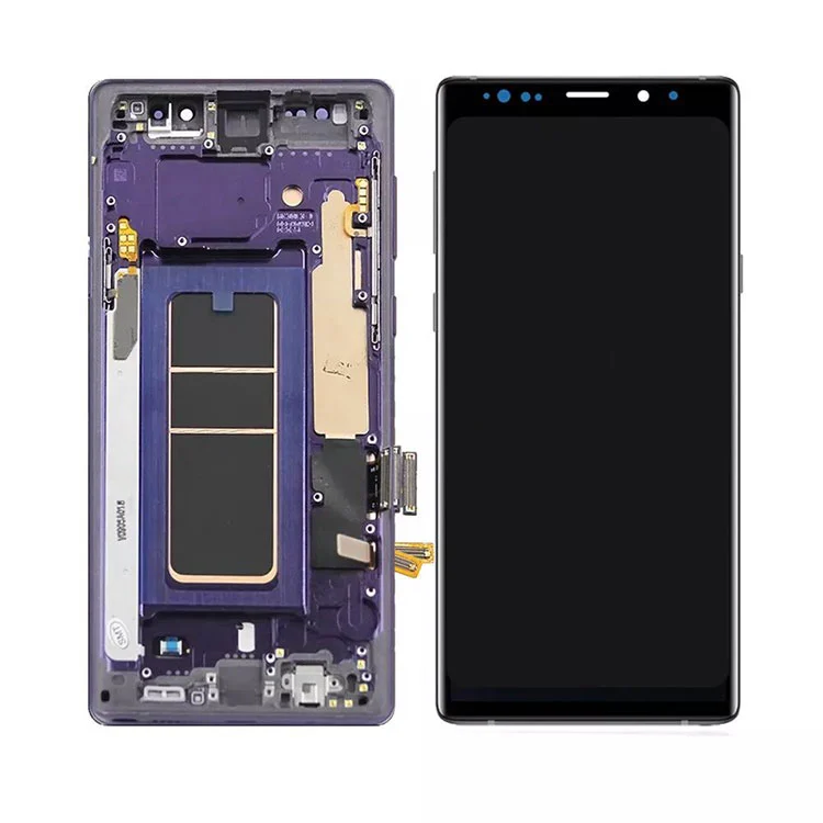 Für Samsung Galaxy Note 9 LCD -OLED -Anzeigebildschirm Digitalisiererbaugruppe mit Frame