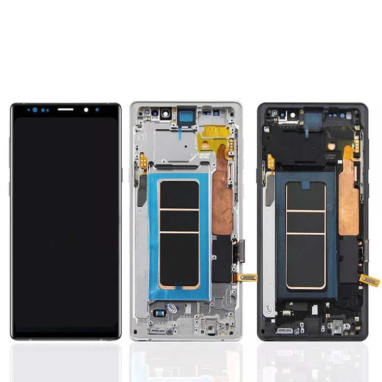 Für Samsung Galaxy Note 9 LCD -OLED -Anzeigebildschirm Digitalisiererbaugruppe mit Frame