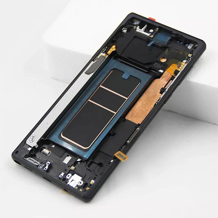 Für Samsung Galaxy Note 9 LCD -OLED -Anzeigebildschirm Digitalisiererbaugruppe mit Frame
