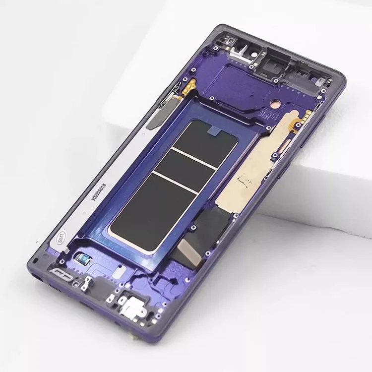 Für Samsung Galaxy Note 9 LCD -OLED -Anzeigebildschirm Digitalisiererbaugruppe mit Frame