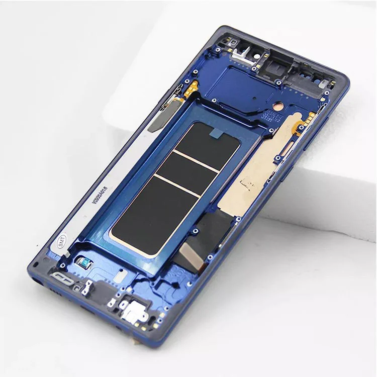 Für Samsung Galaxy Note 9 LCD -OLED -Anzeigebildschirm Digitalisiererbaugruppe mit Frame